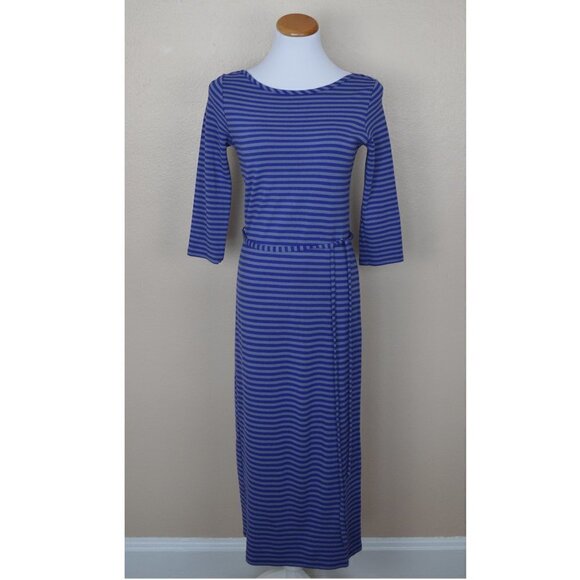 Boden Pencil Below Knee Striped Dress 4L - Picture 1 of 7